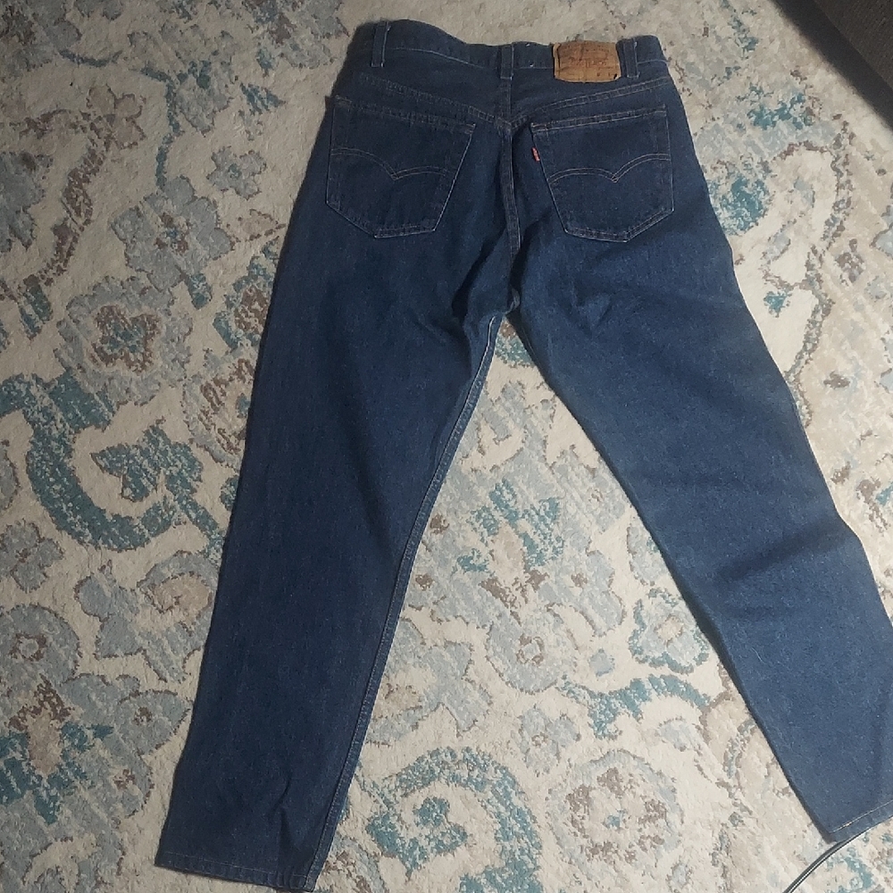 Levi's Dark Blue Straight Jeans 32x34